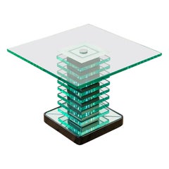 20th Century, Pietro Chiesa for Fontana Arte Crystal Coffee Table, 1930