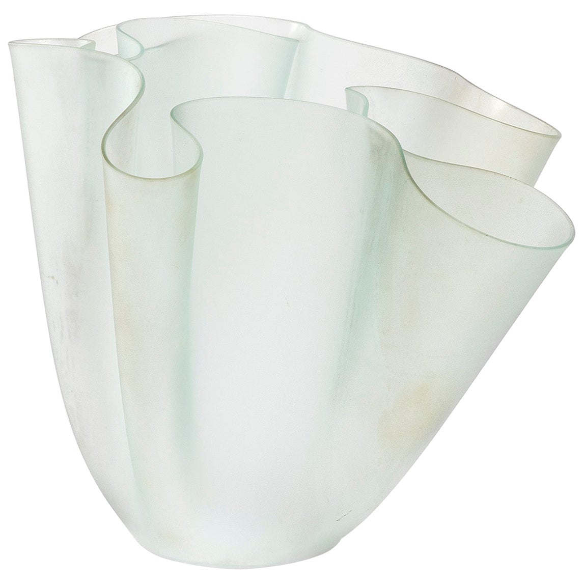 20th Century, Pietro Chiesa for Fontana Arte Vase mod. Cartoccio 30s For Sale