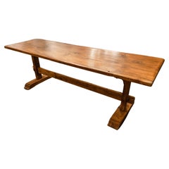 20th Century Pine Trestle Table