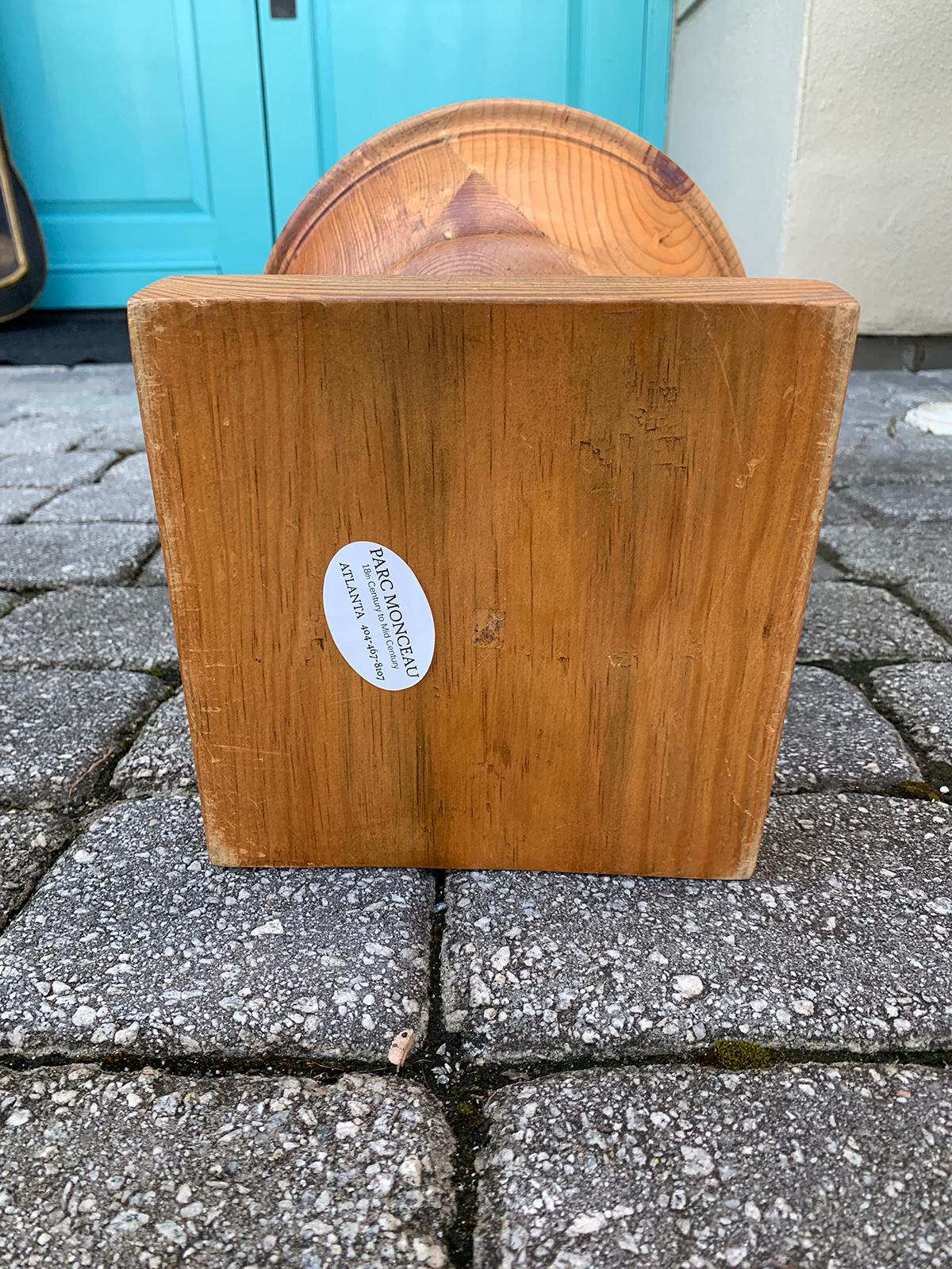Wood 20th Century Pine Urn For Sale