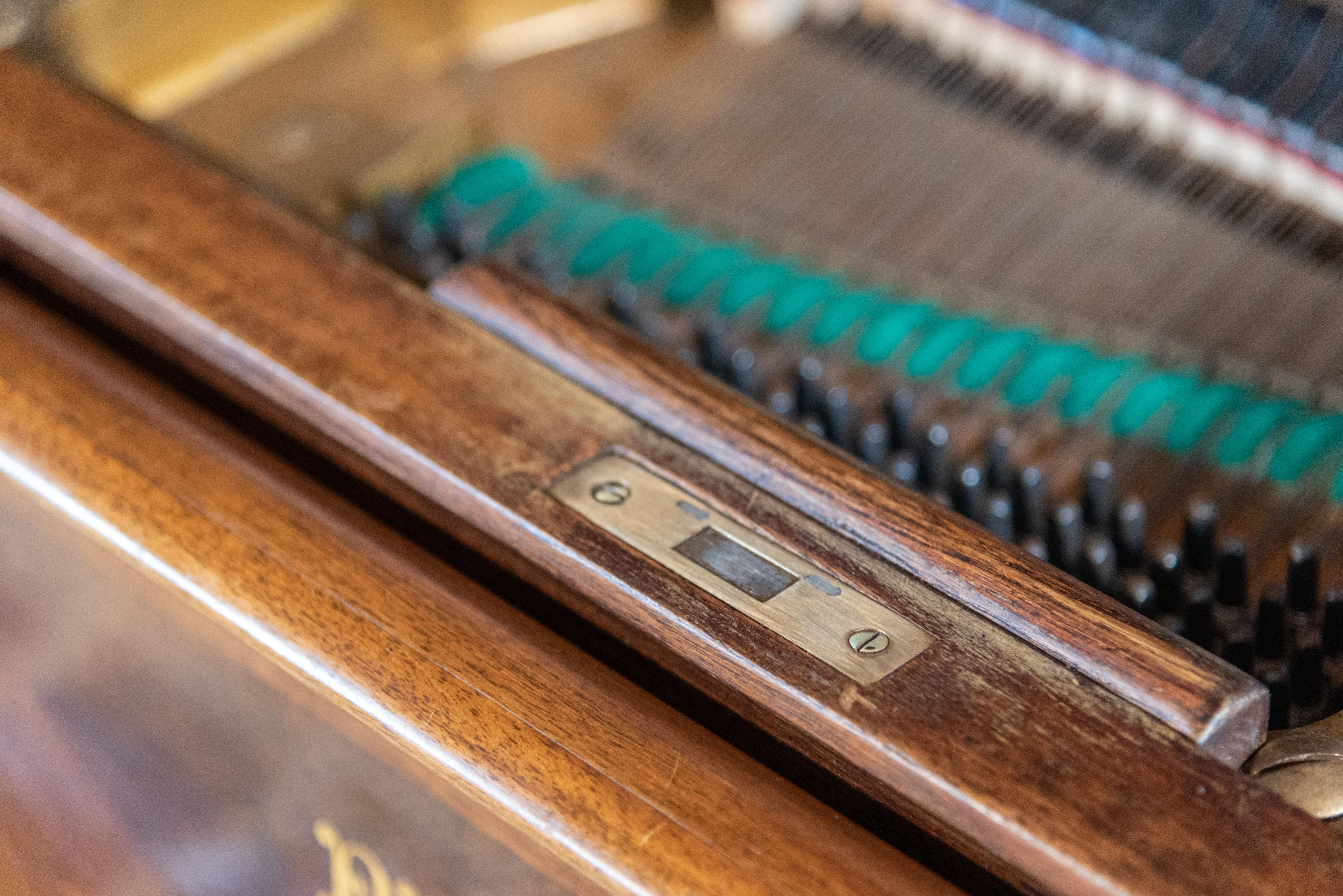 Walnut 20th Century Pleyel Model 3Bis Baby Grand Piano For Sale