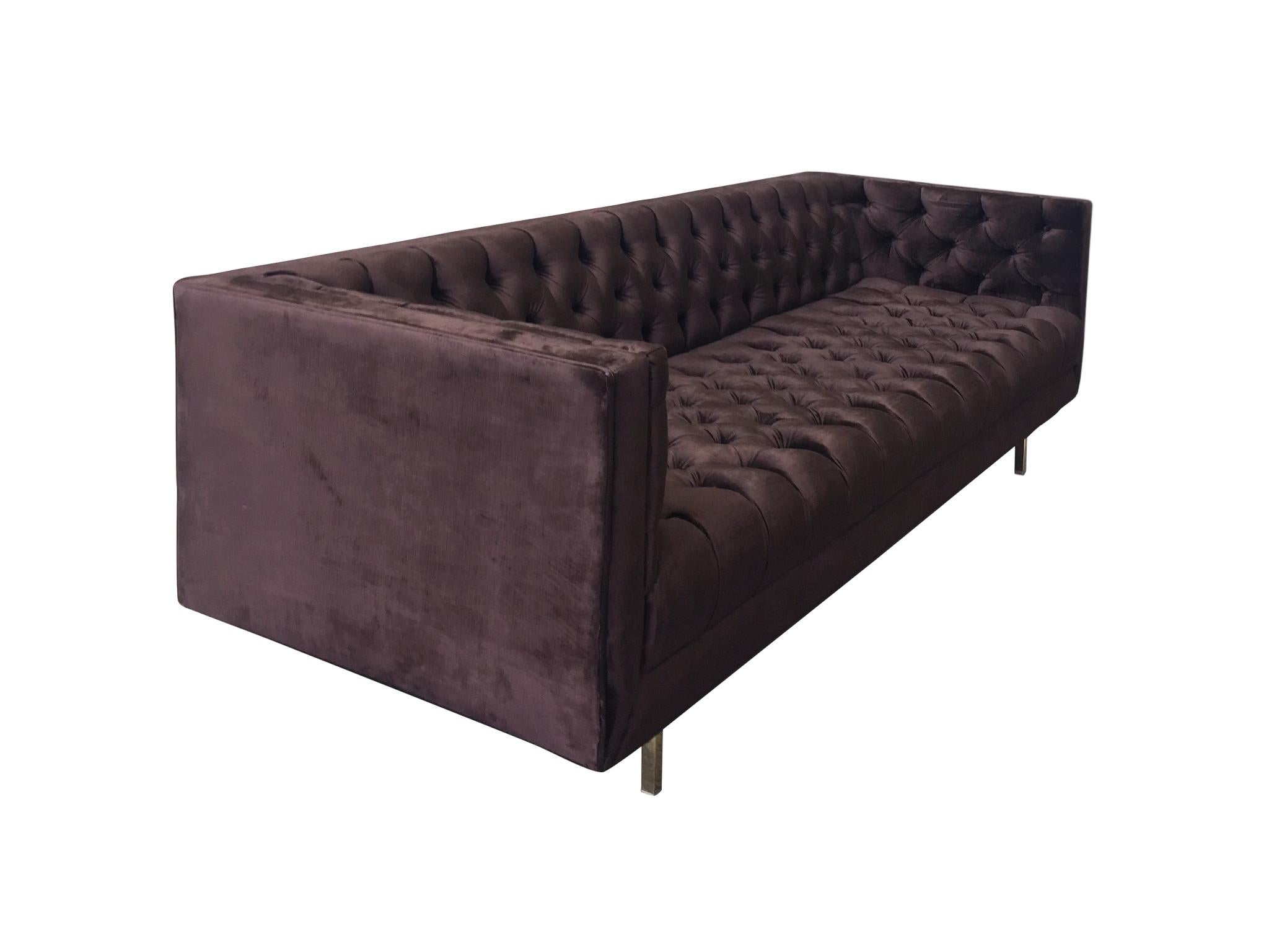 plum sofa