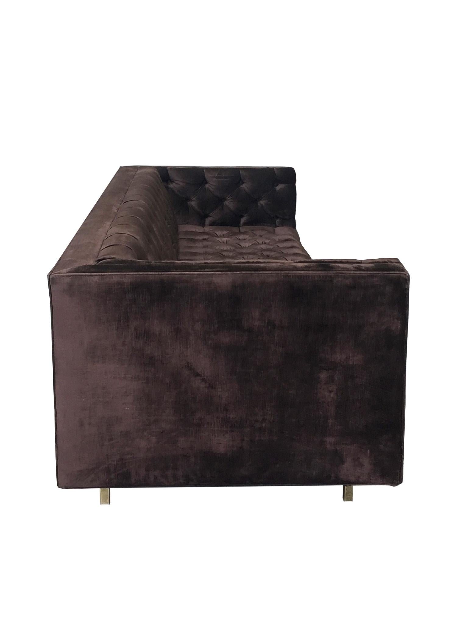 plum chesterfield sofa