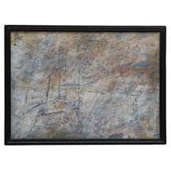 20th Century Polish Artwork With Wooden Frame