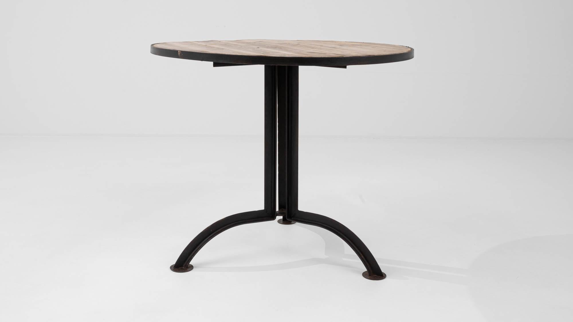 20th Century Polish Industrial Side Table For Sale 3