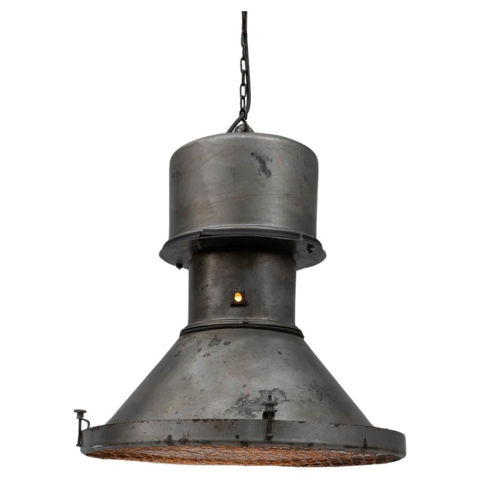 20th Century Polish Metal Pendant Lamp For Sale