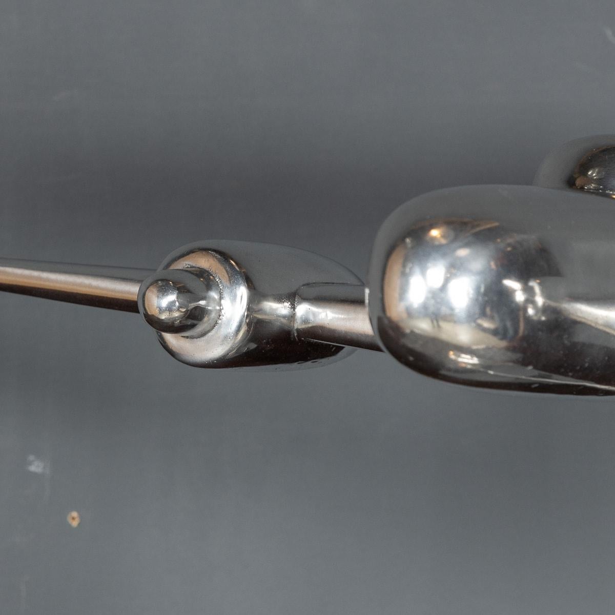 20th Century Polished Aluminium Model Of A Bomber Airplane, c.1950 For Sale 2