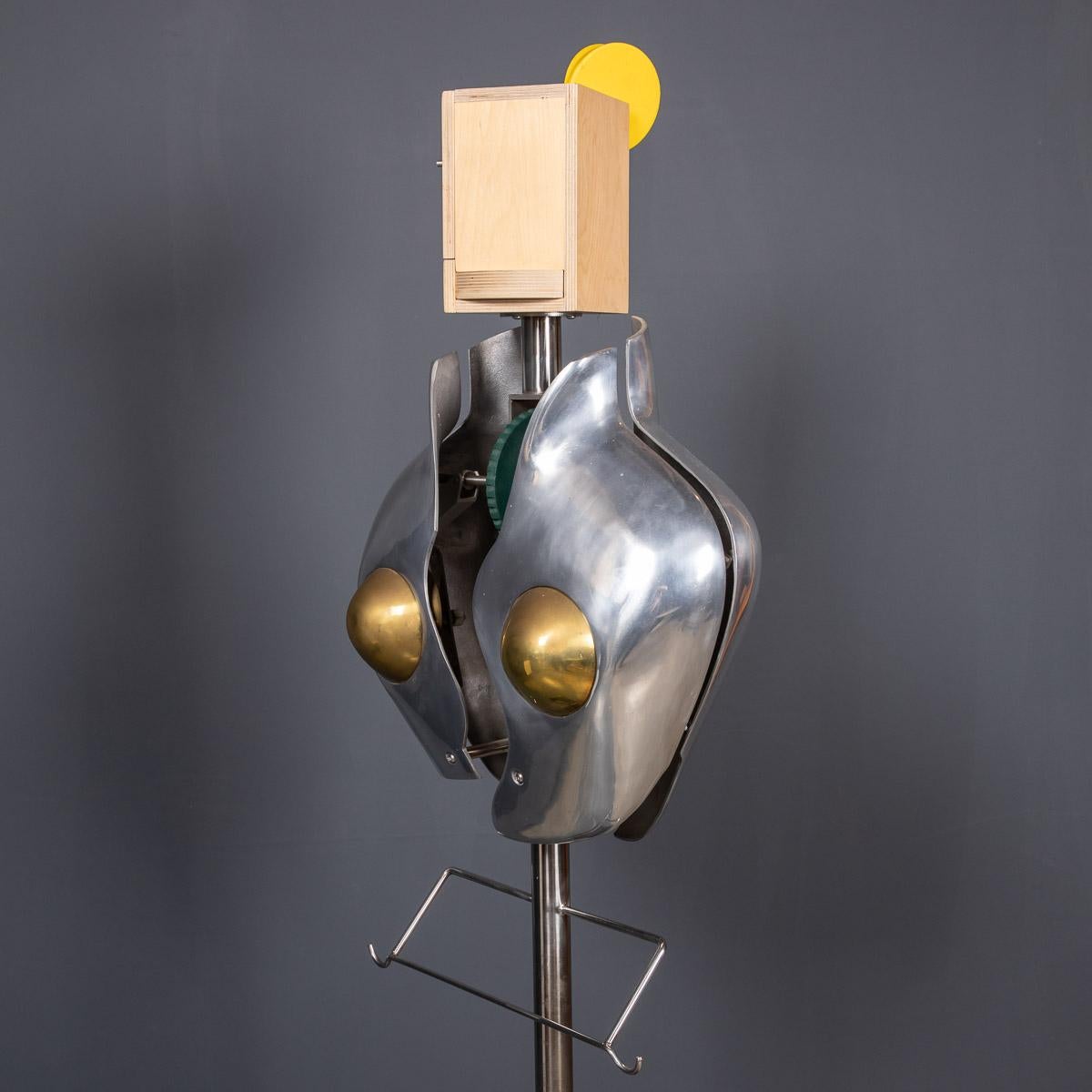 20th Century Polished Metal Valet Torso, c.1980 In Good Condition For Sale In Royal Tunbridge Wells, Kent