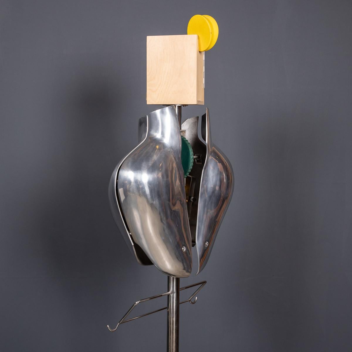 20th Century Polished Metal Valet Torso, c.1980 For Sale 2