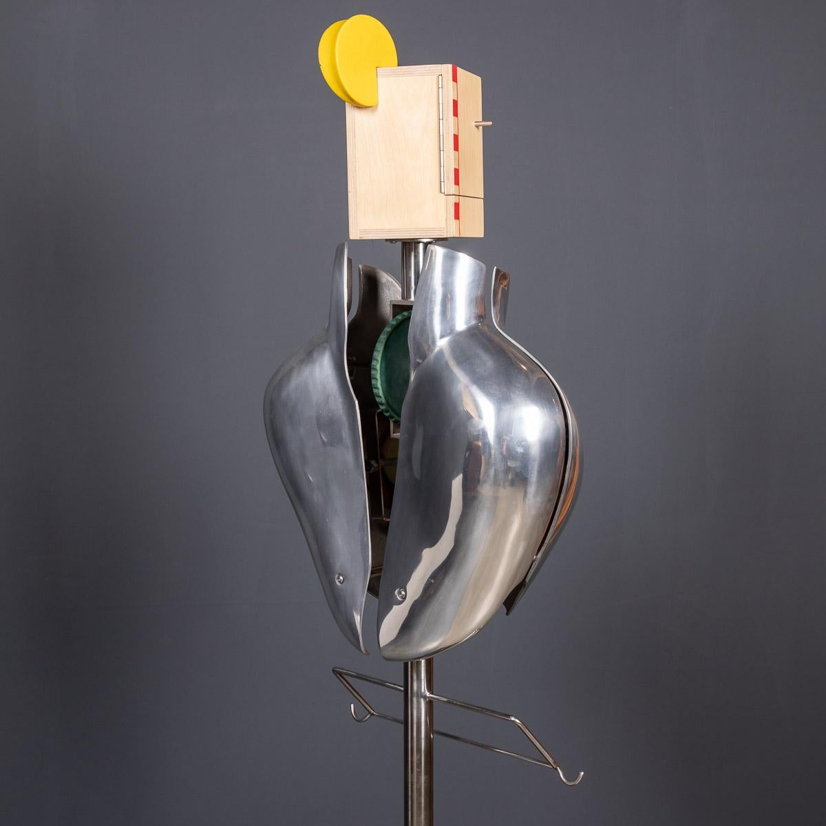 20th Century Polished Metal Valet Torso, c.1980 For Sale 4