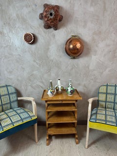 20th century Polychromed Ceramic Charles Catteau Vase for Boch Freres