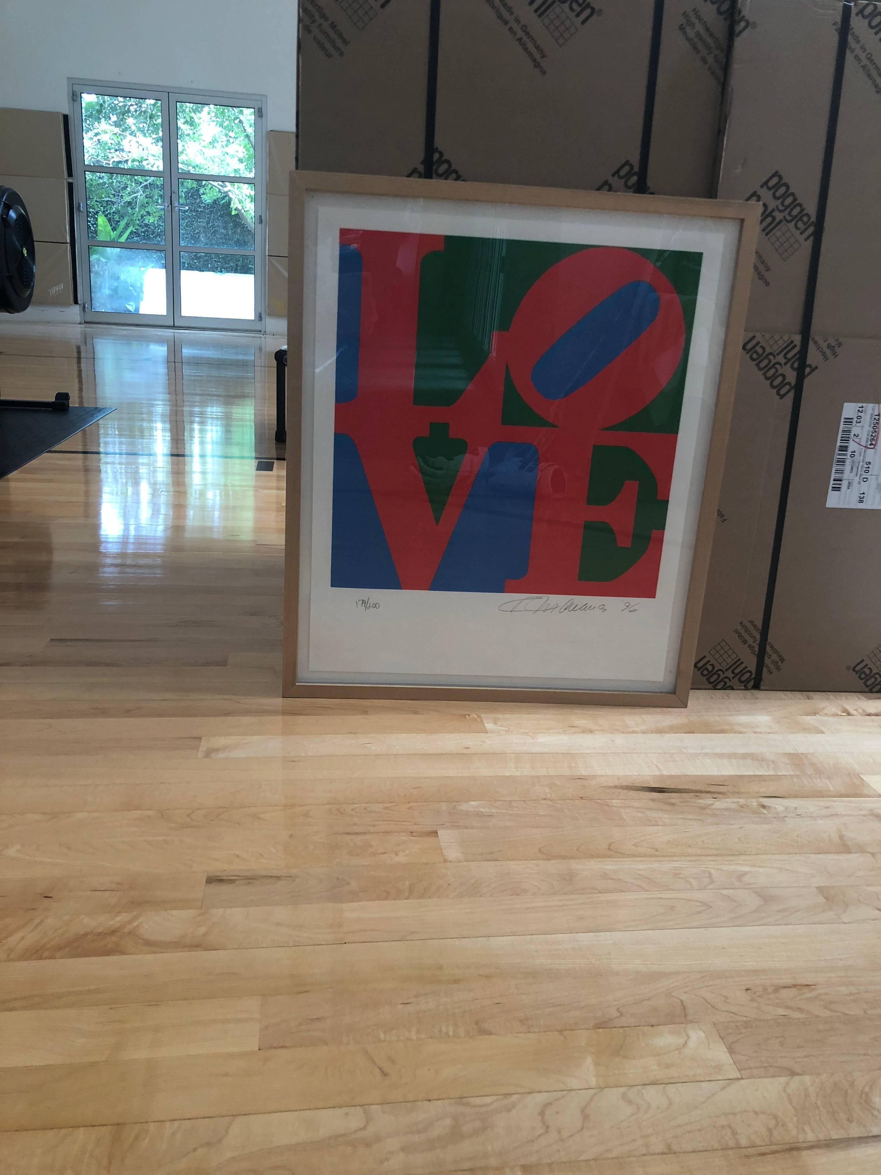 robert indiana lithograph