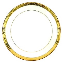 Porcelain and 22-Karat Gold Dinnerware Set of 14 Pieces by Royal Gallery