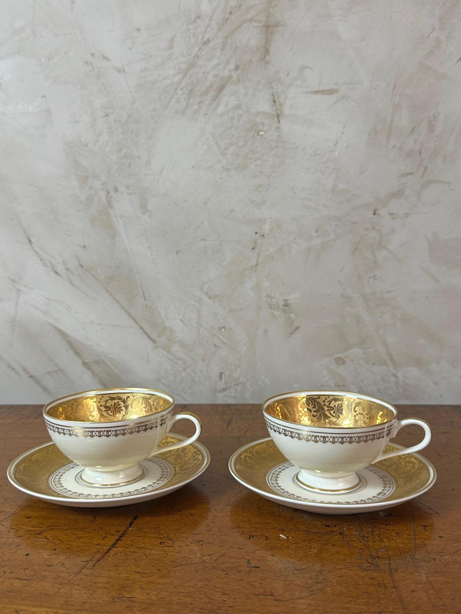 20th century Porcelain Coffee Set by Thomas Ivory Bavaria, 1950s For Sale 5