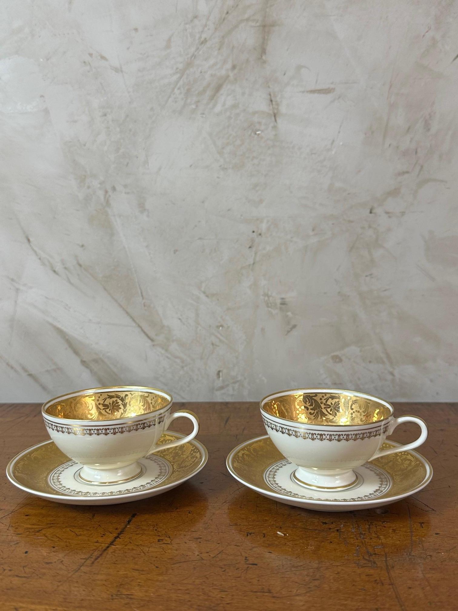 20th century Porcelain Coffee Set by Thomas Ivory Bavaria, 1950s For Sale 6