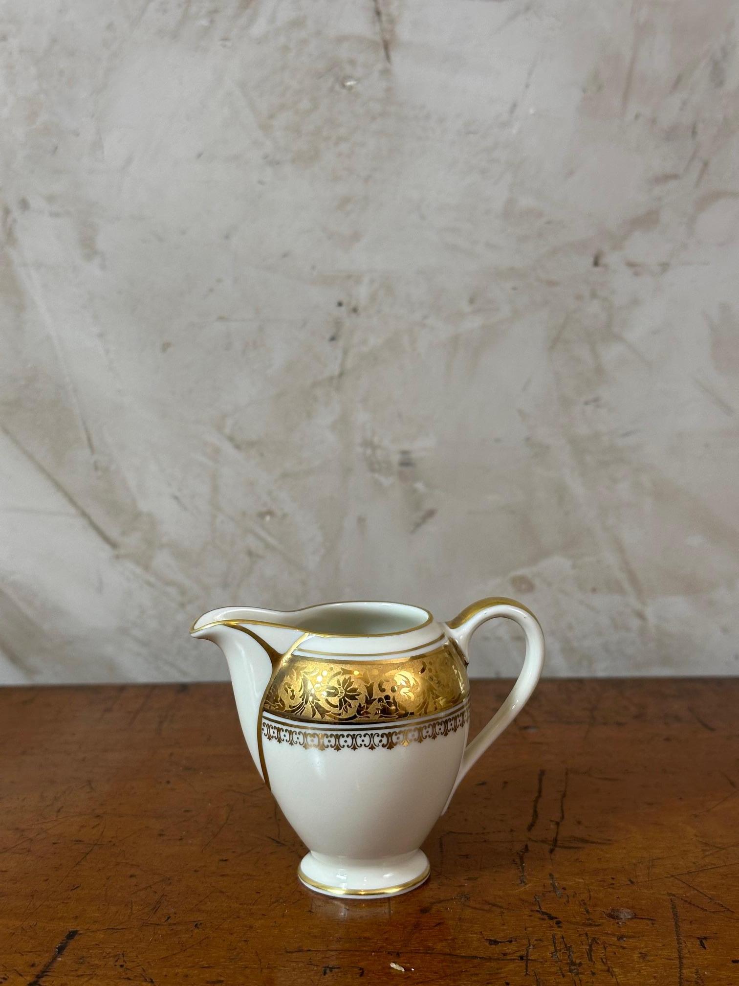 20th century Porcelain Coffee Set by Thomas Ivory Bavaria, 1950s For Sale 4