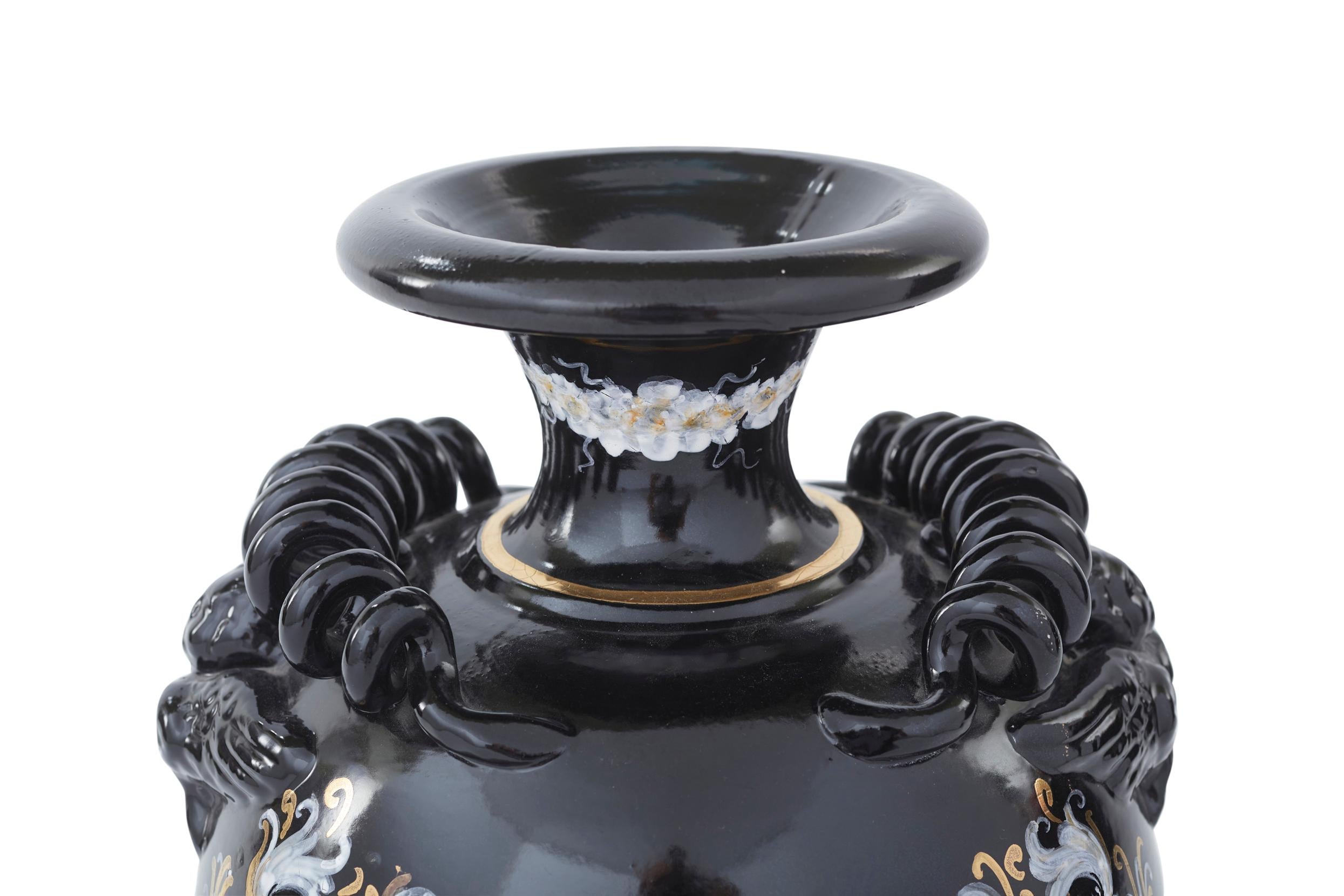 Glazed 20th Century Porcelain Decorative Piece / Vase For Sale