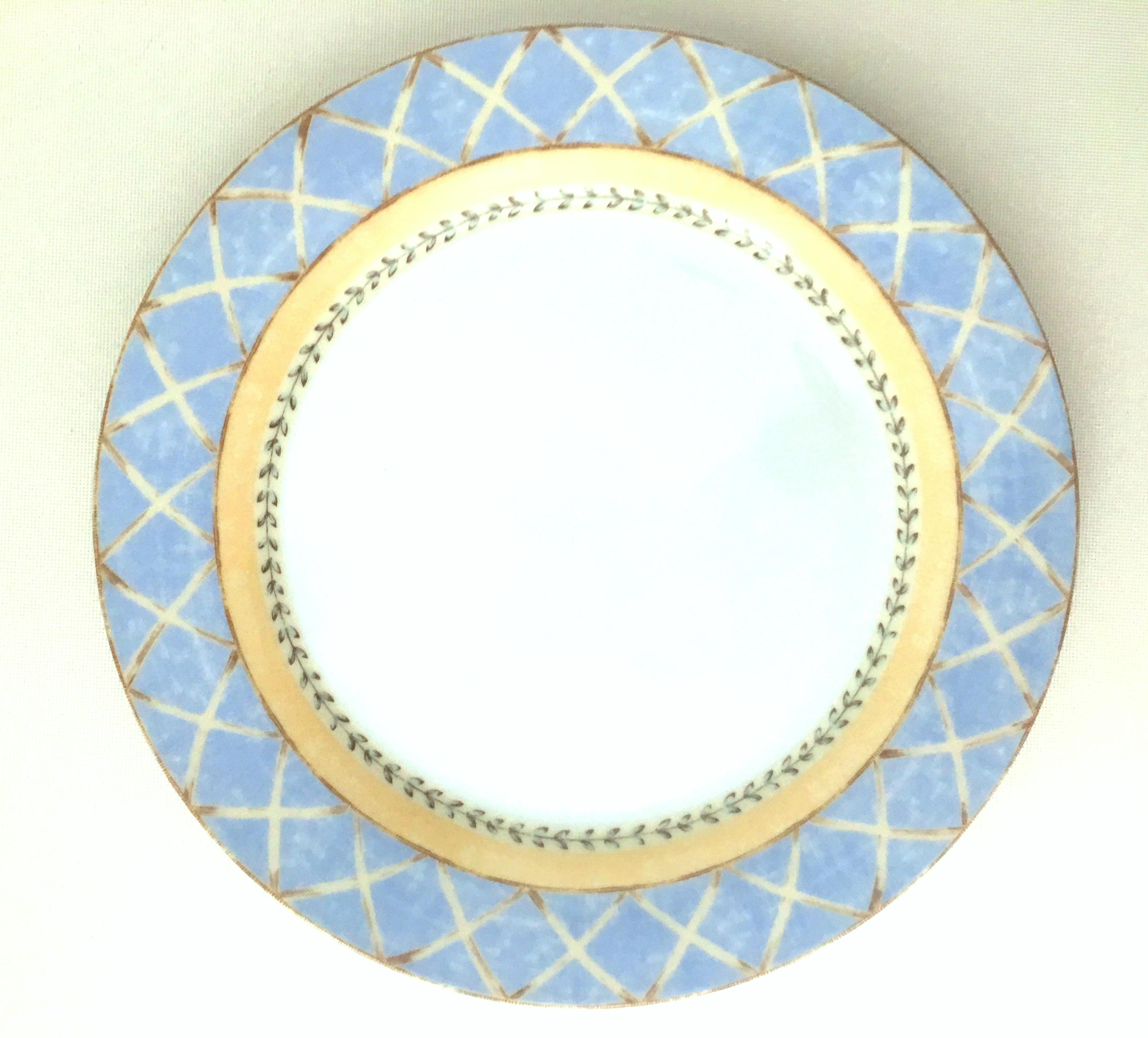 20th Century Porcelain Dinner Plates 