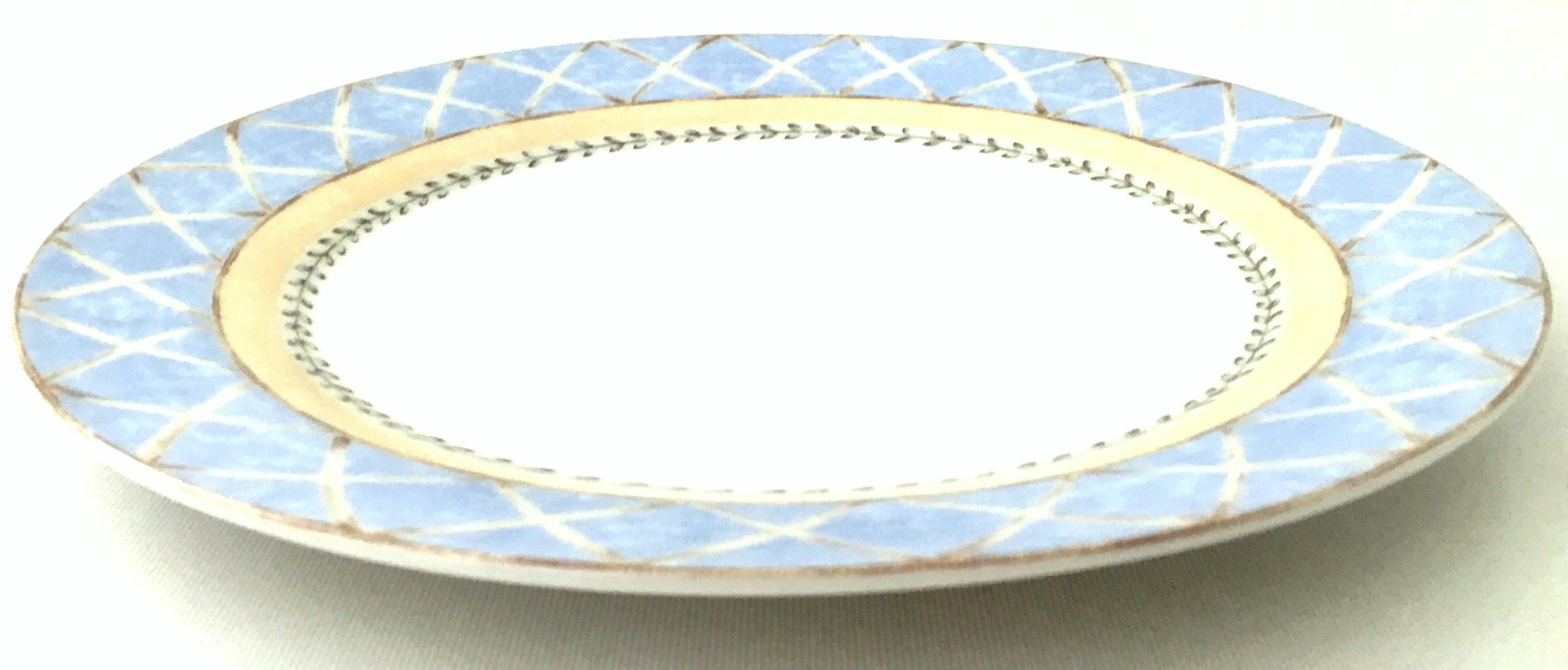 Gold 20th Century Porcelain Dinner Plates 