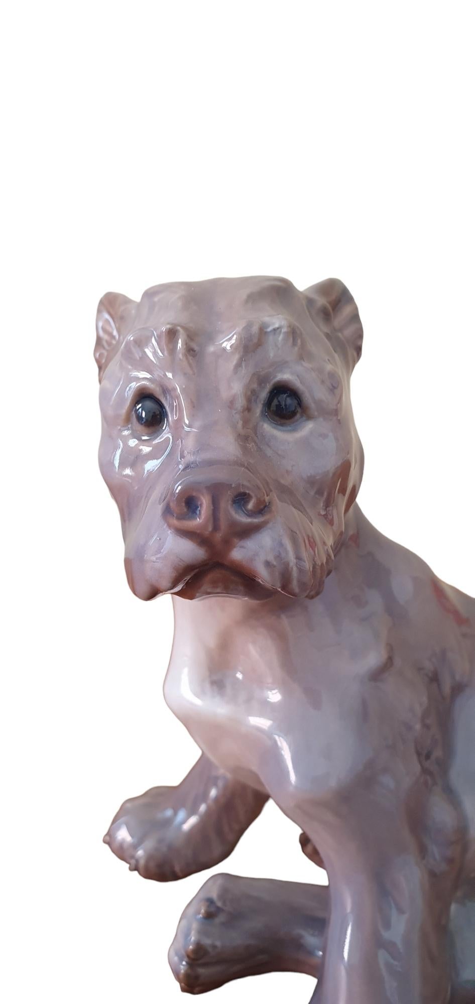 20th Century Porcelain Figurine of a Schnauzer Puppy For Sale 1