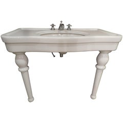 Vintage 20th Century Porcelain Sink