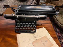 20th Century Portable Large Typewriter Continental made in Germany