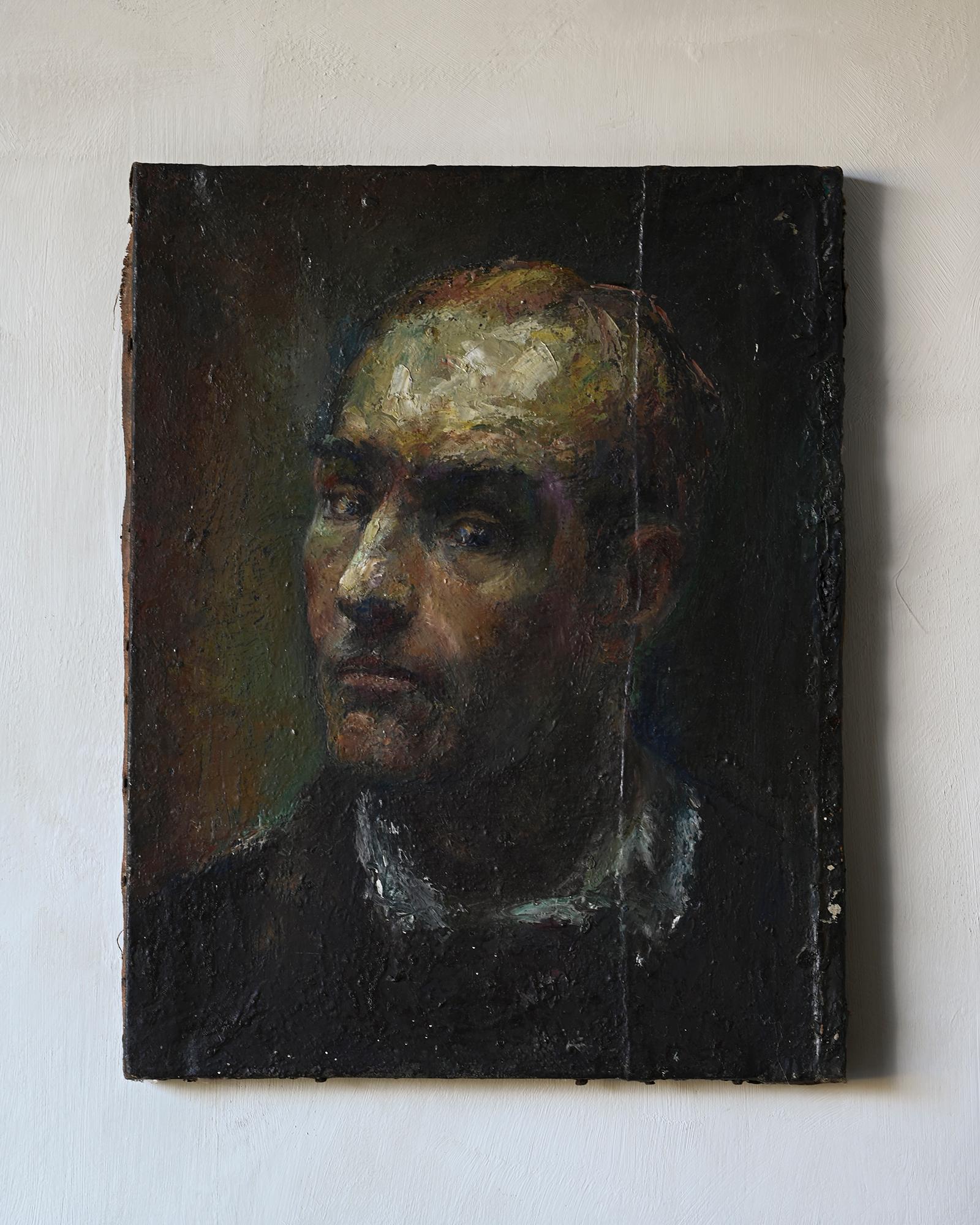 Belgian 20th Century Portrait  For Sale