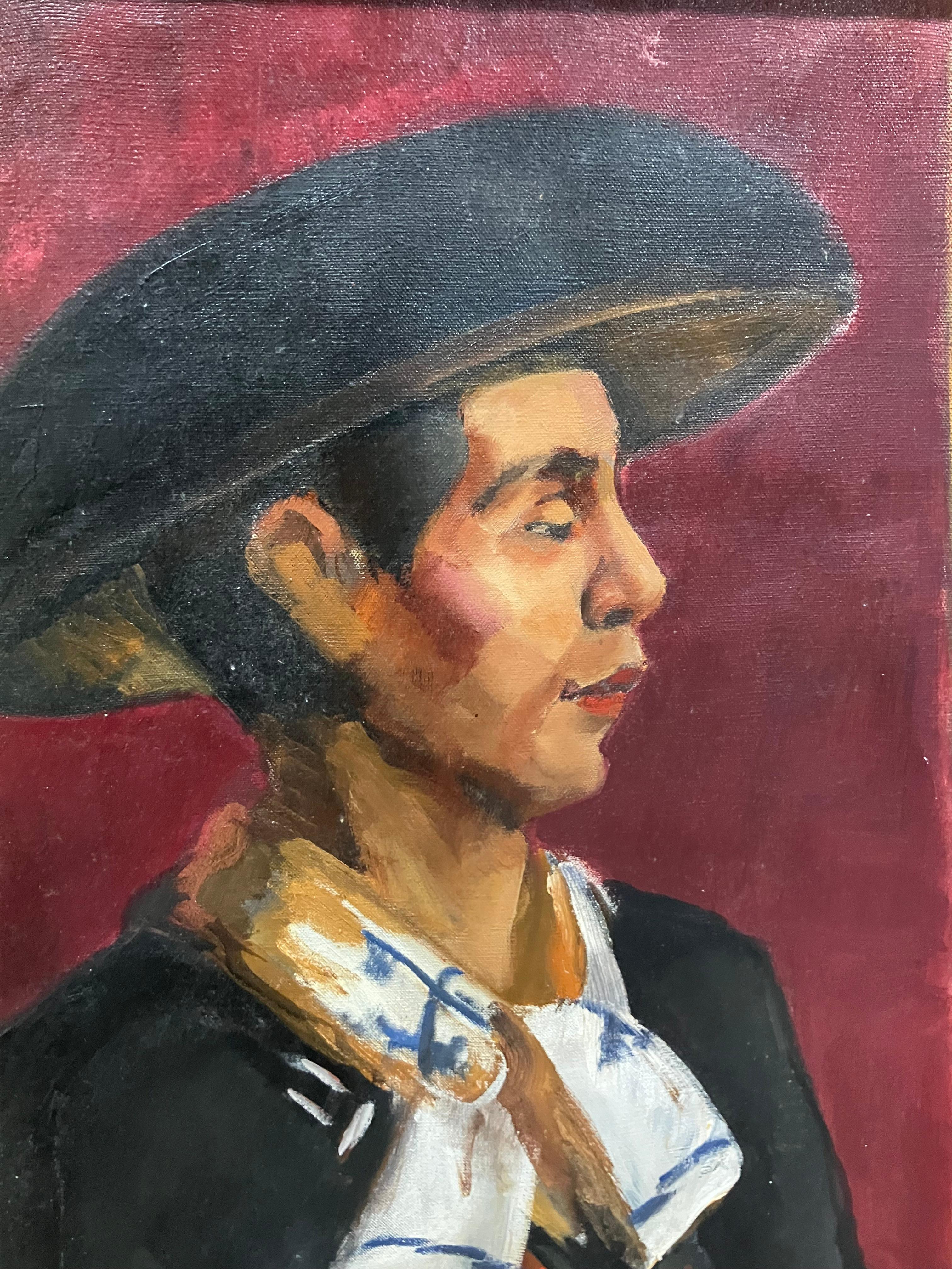 Mid-Century Modern 20th Century Portrait of a Matador by Vernon Grimmer For Sale