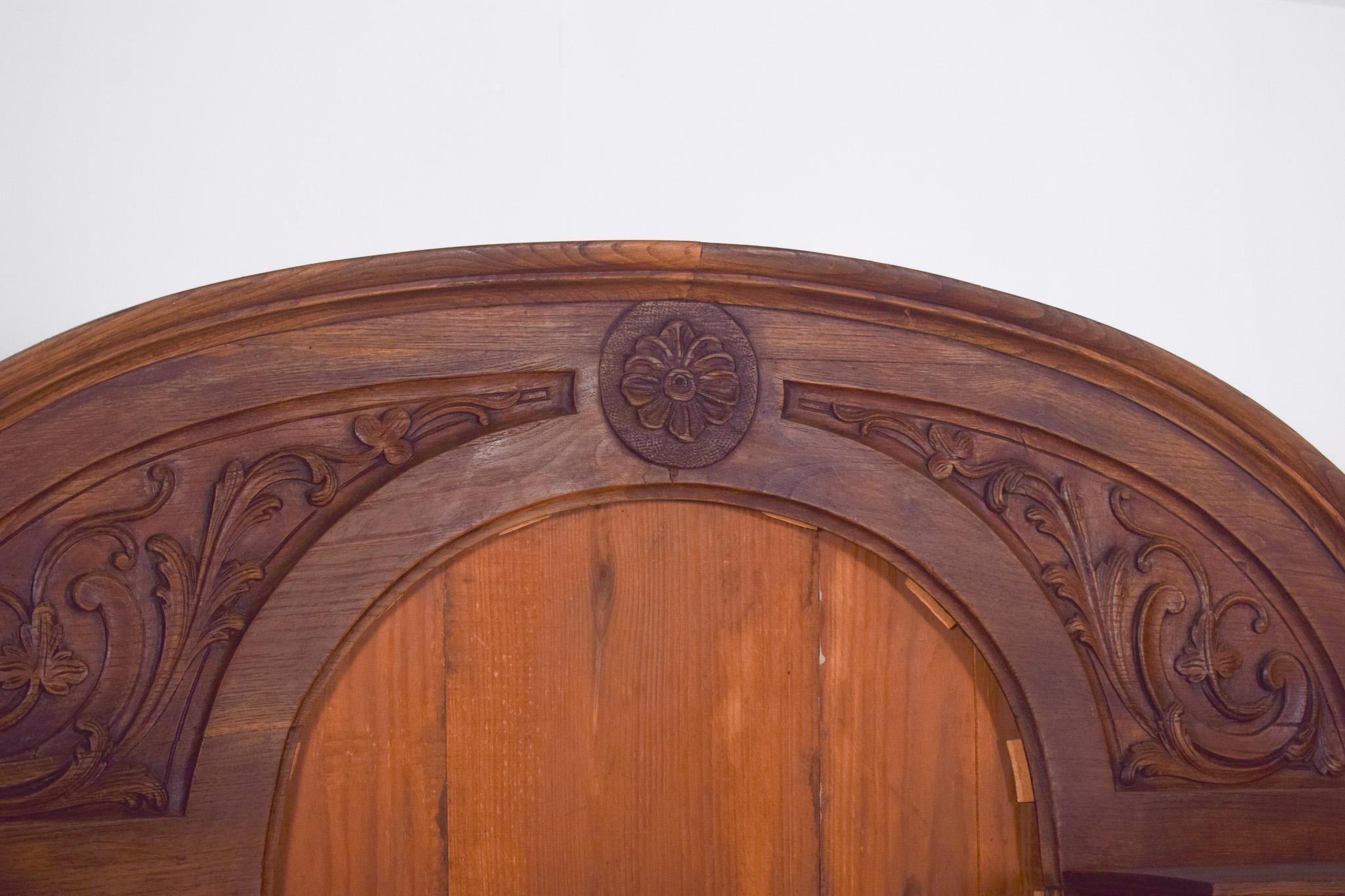 20th Century Portuguese Art Nouveau Tall Sideboard For Sale 6