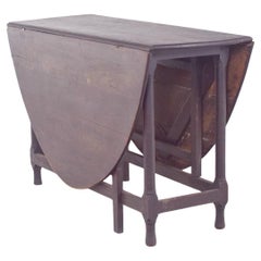 20th Century Portuguese Flip Flap Oval-Top Table
