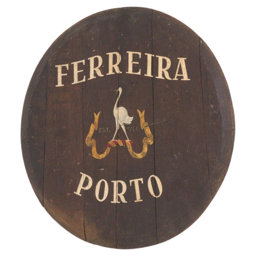 20th Century Portuguese Wine Barrel Wall Decoration For Sale