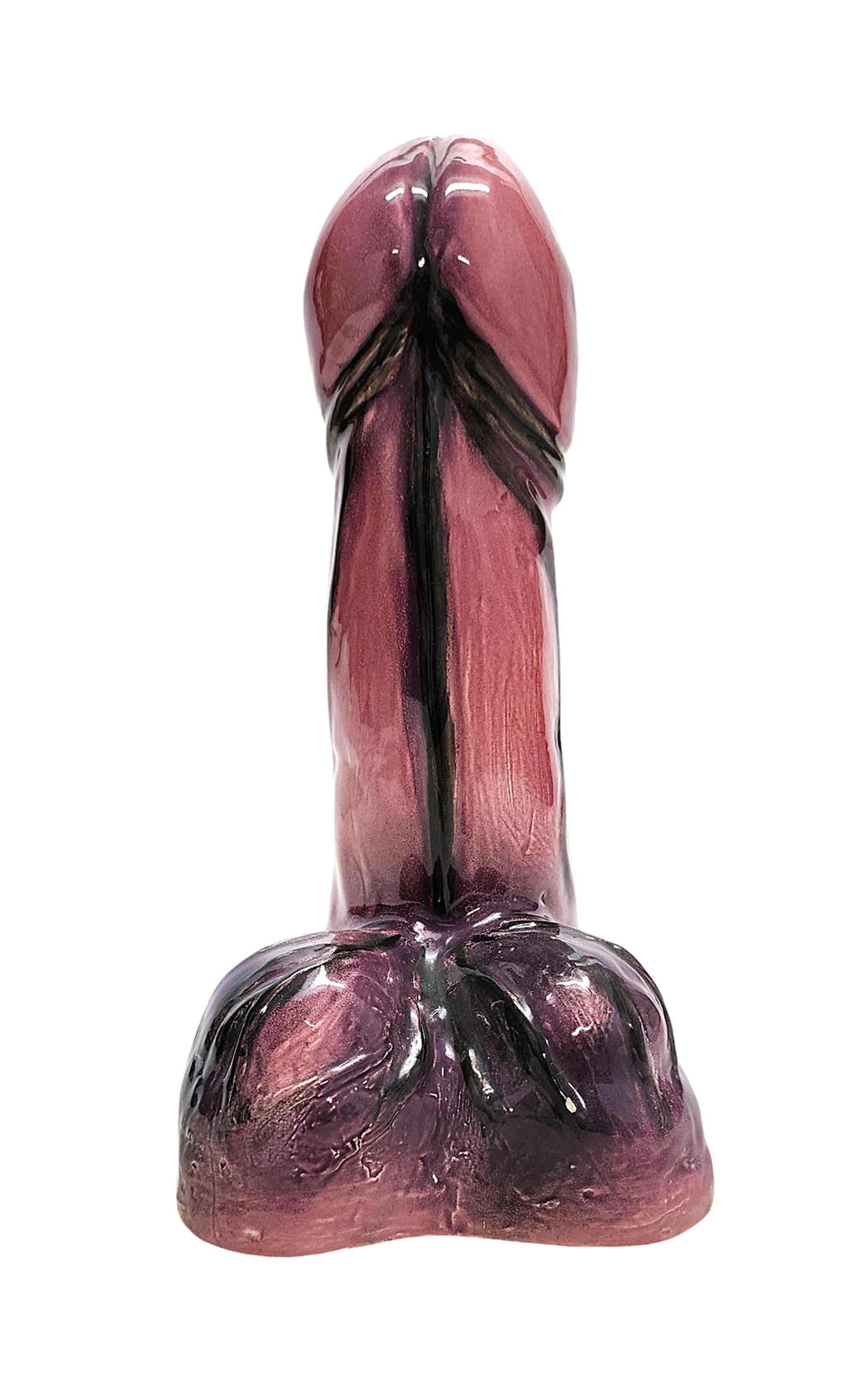British 20th Century Post-Modern Glazed Ceramic Penis/Phallic Sculpture, United Kingdom For Sale