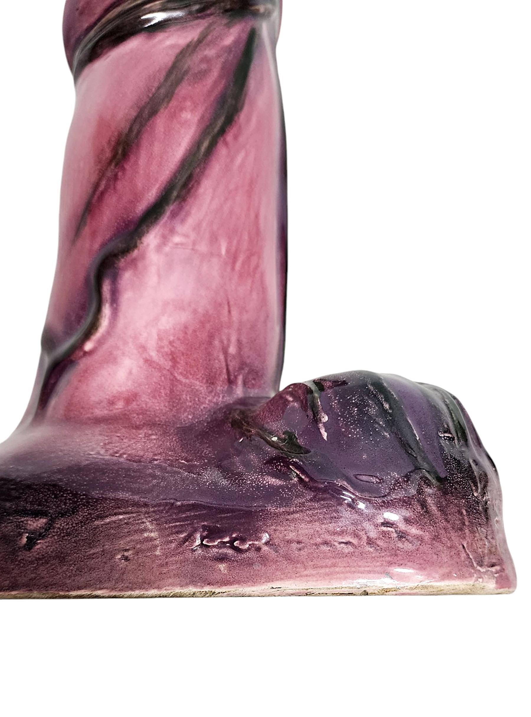 20th Century Post-Modern Glazed Ceramic Penis/Phallic Sculpture, United Kingdom For Sale 3