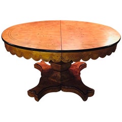 20th Century Princely Extendable Dinner Table in Biedermeier Style