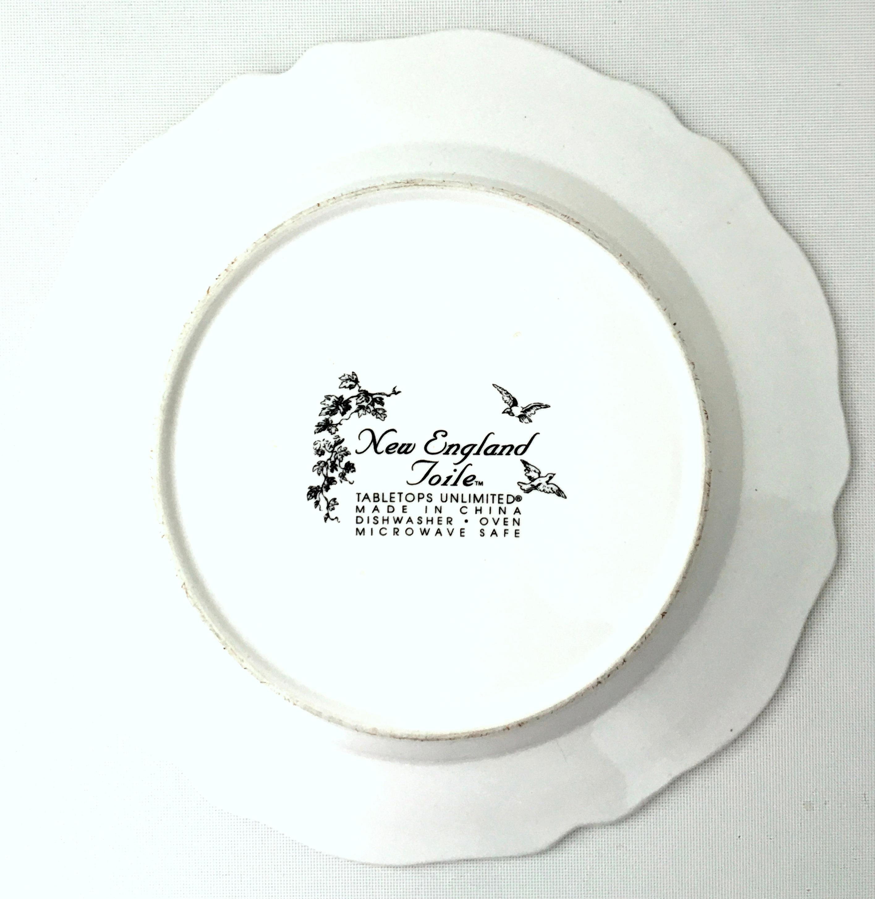 20th Century Printed Ceramic 