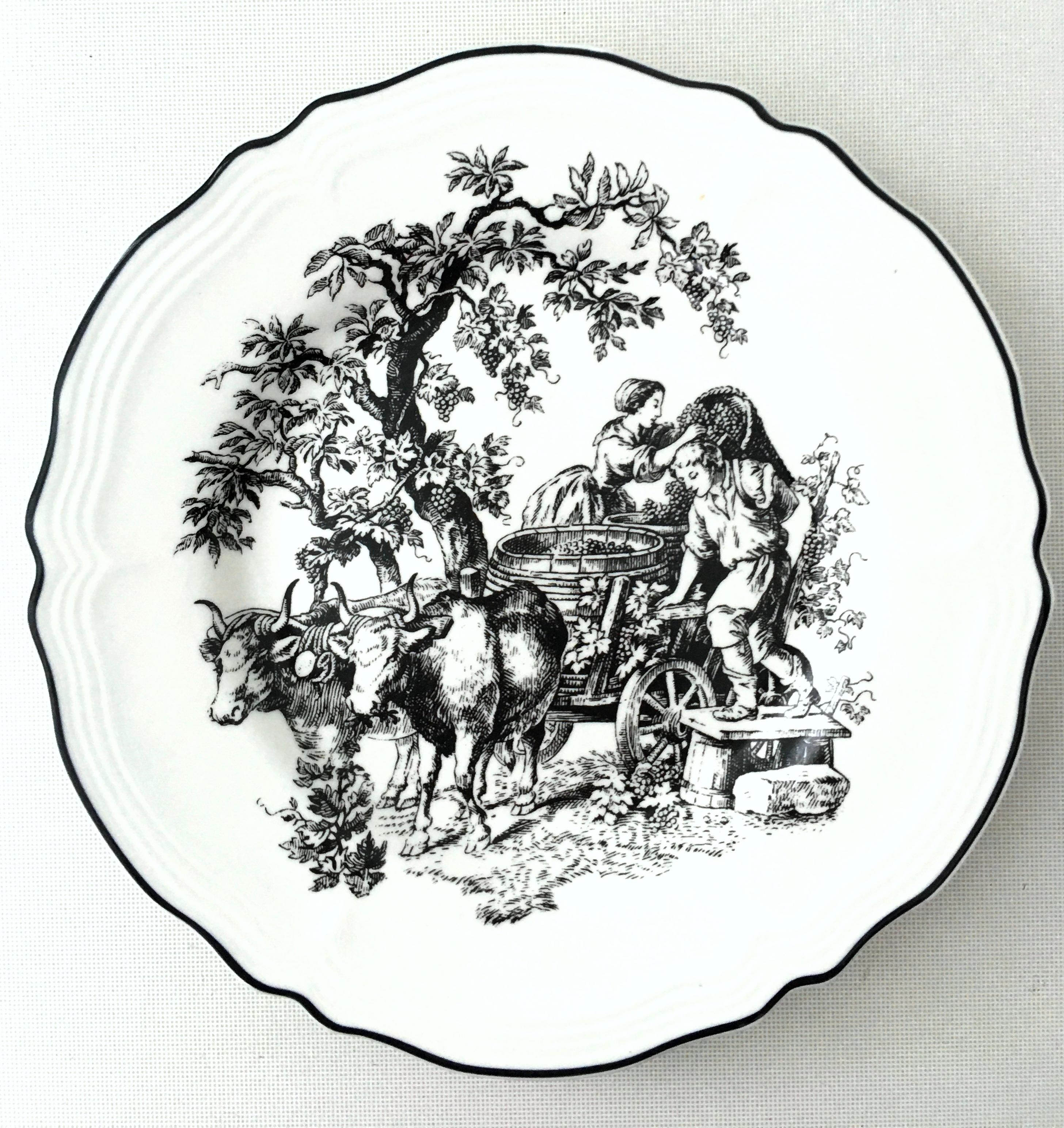 20th Century ceramic printed 