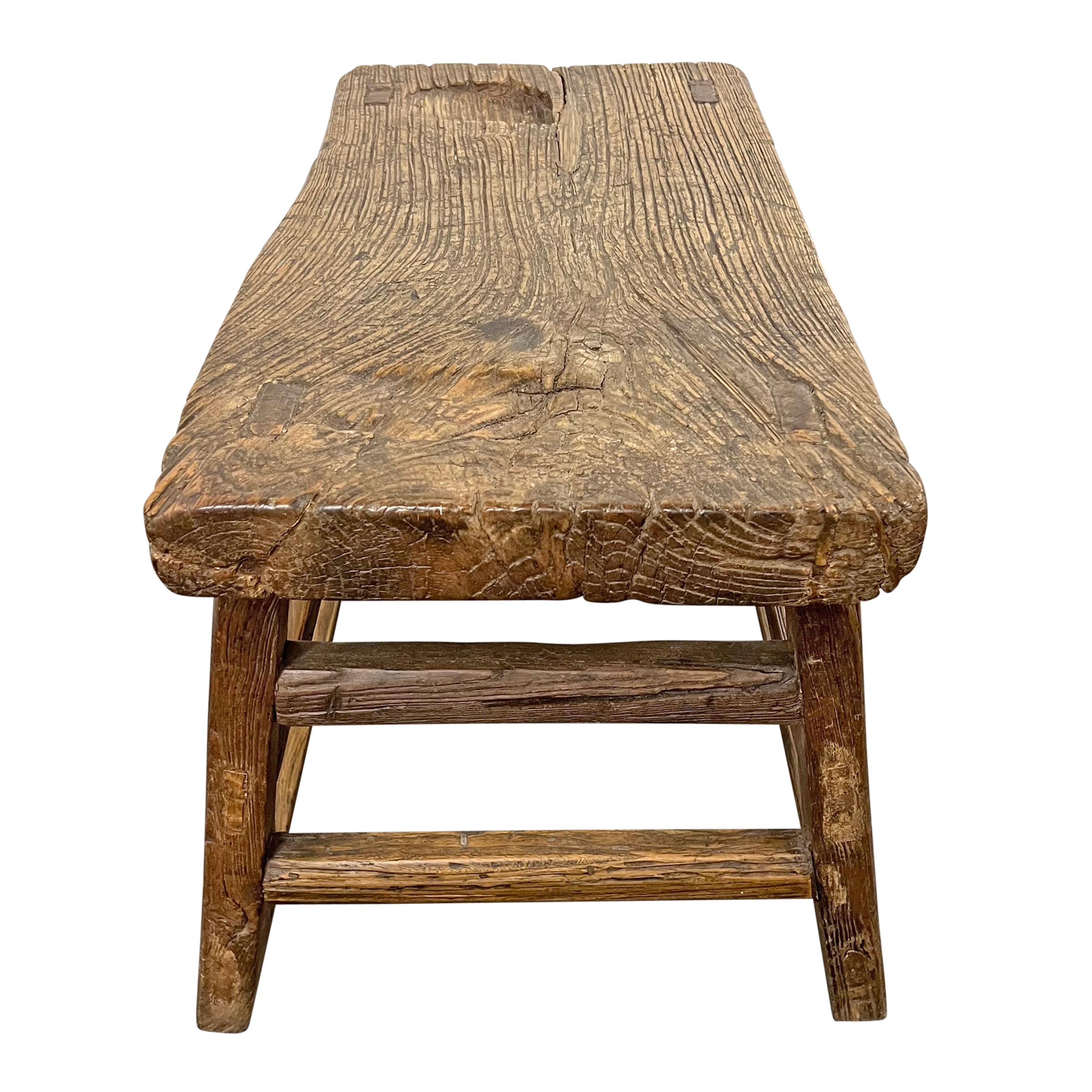 Tabouret ou table d'appoint chinoise provinciale du 20e siècle en vente 2