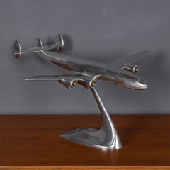 20th Century Quantas Empire Airways Super Constellation Model Plane, c.1950s