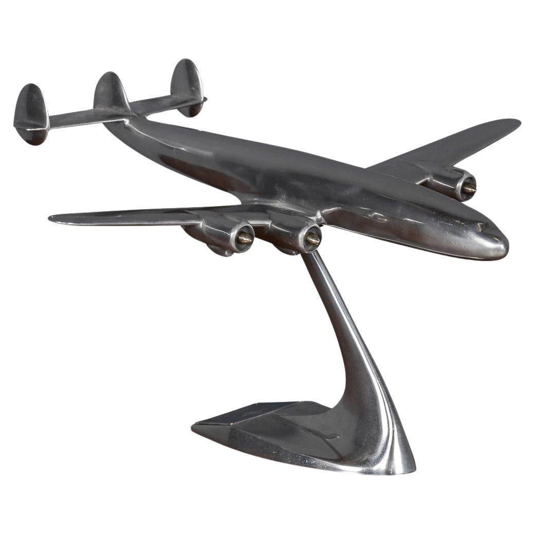 20th Century Quantas Empire Airways Super Constellation Model Plane, c.1950s