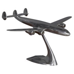 Vintage 20th Century Quantas Empire Airways Super Constellation Model Plane, c.1950s