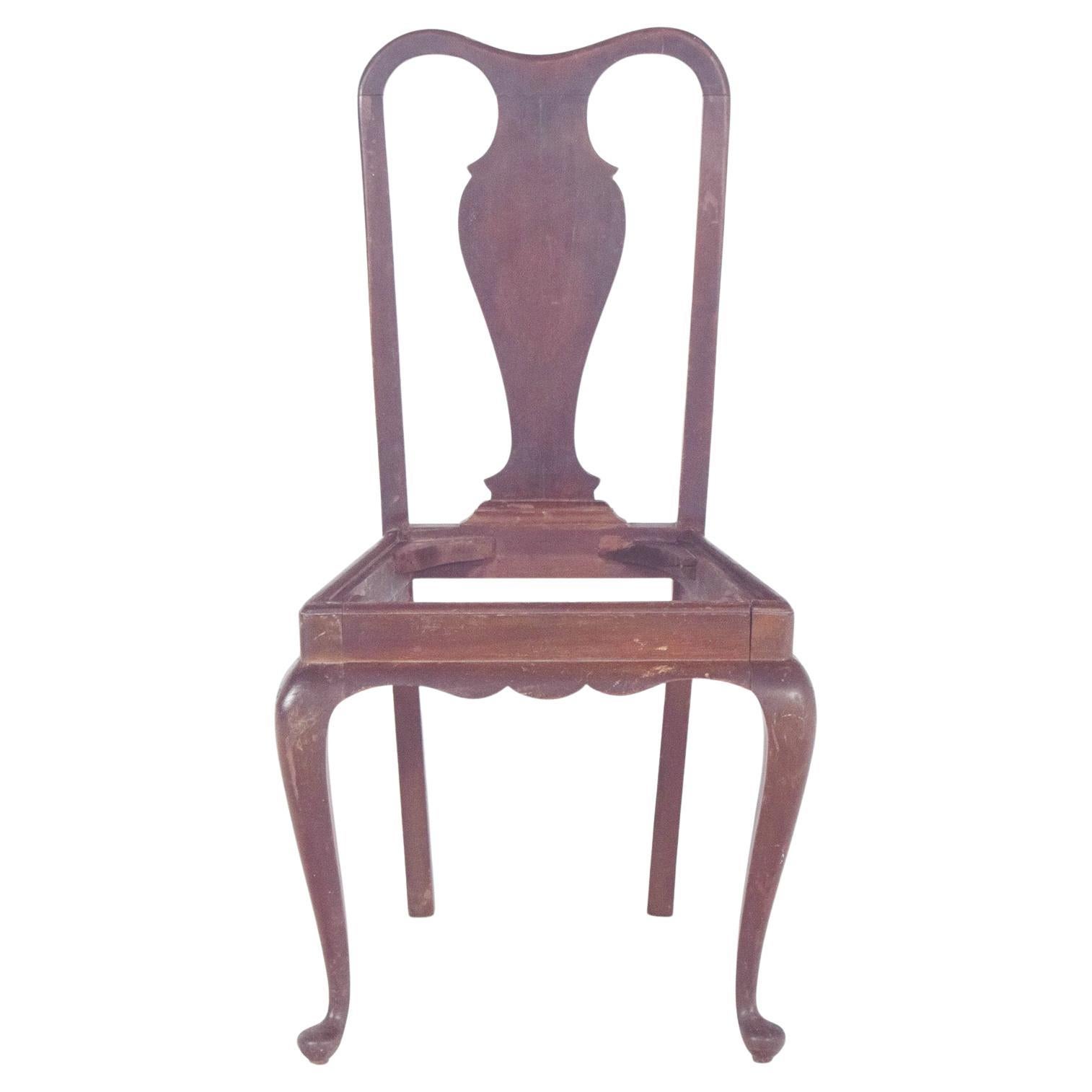 Sedia in stile Queen Anne del XX secolo