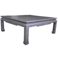 20th Century Raffia Wrapped Coffee Table by Urban, Marked