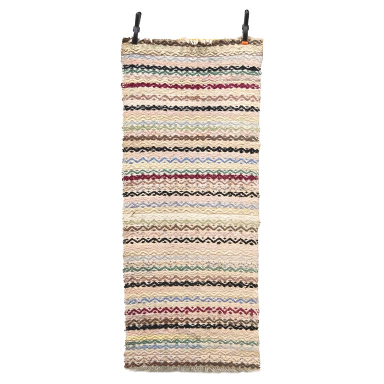 20th Century Rag Rug For Sale at 1stDibs