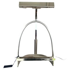 20th Century Ralph Lauren Chrome Easel Table Lamp