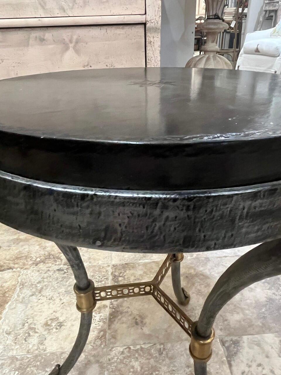 American 20th Century Rams Head Side Table