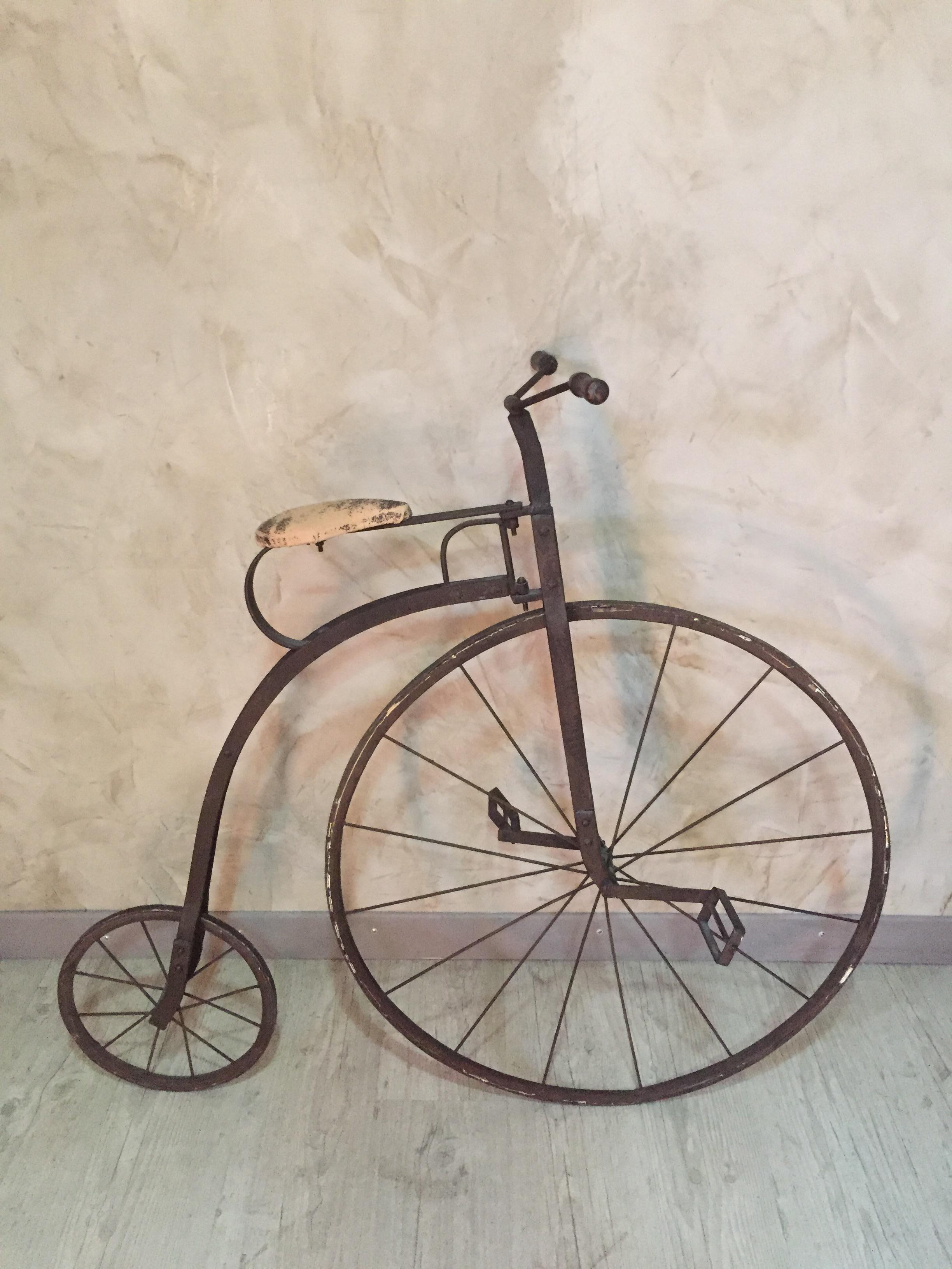 Extremely rare piece!!!!

Antique child high Wheeler bicycle called 