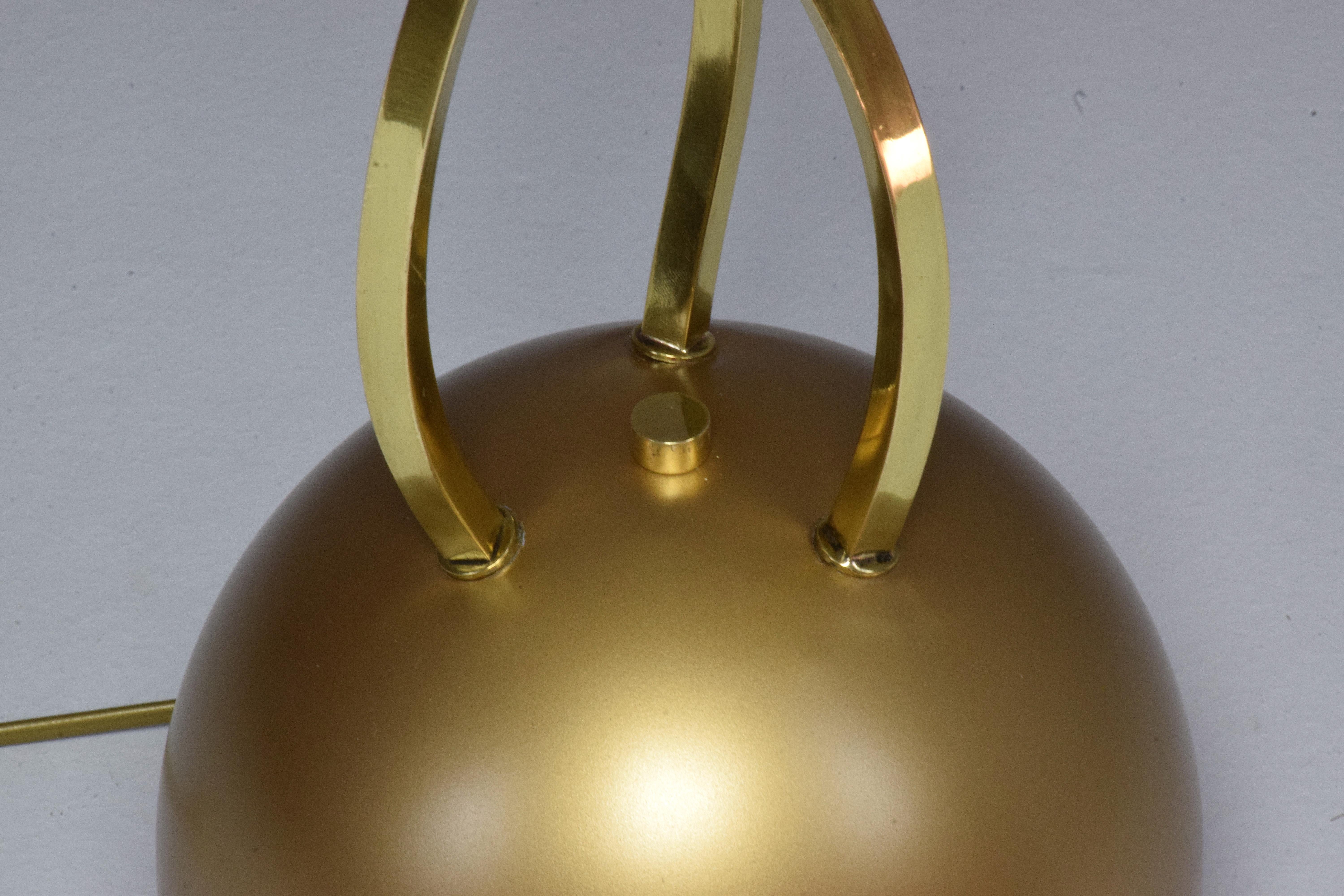 20th Century Rare Brass Floor Lamp by Tommaso Barbi, 1970s For Sale 6