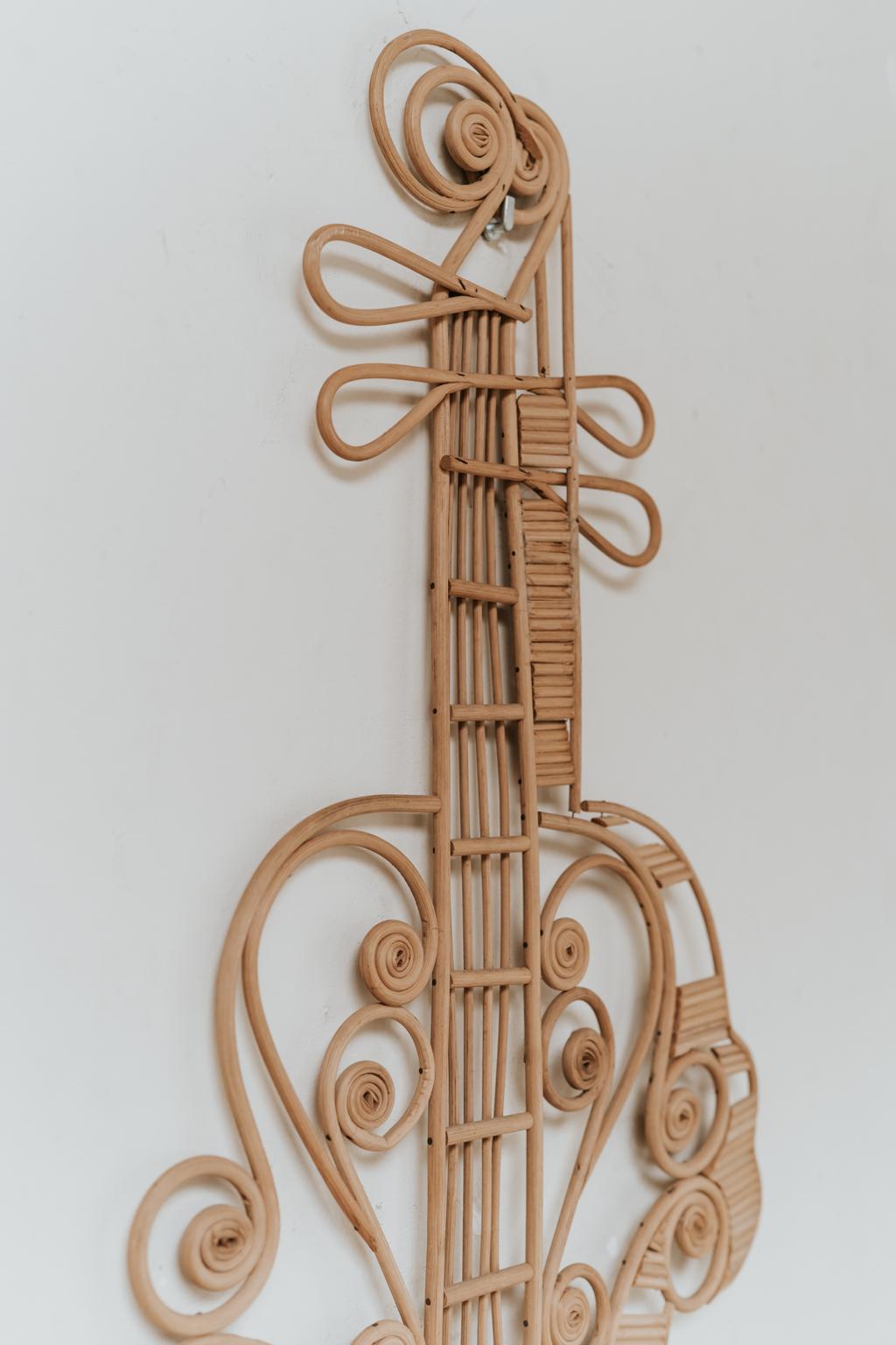 Wicker 20th Century Rattan Musical Instruments