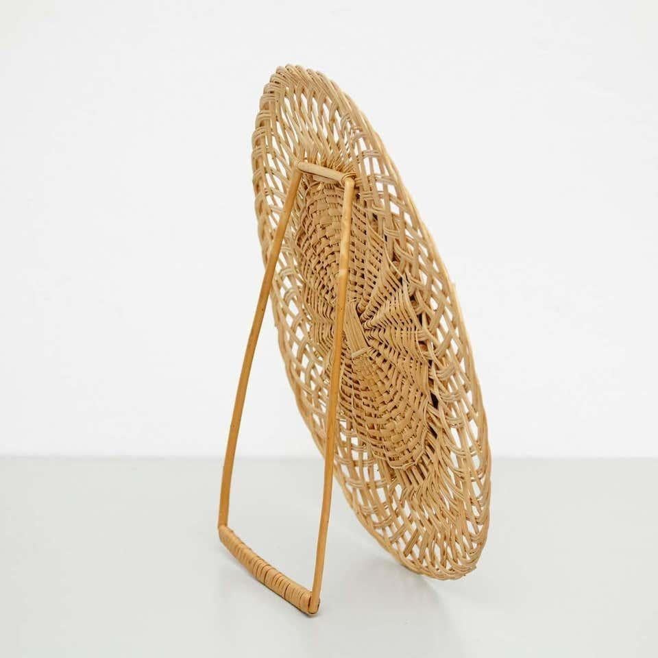 20th Century Rattan Table Mirror For Sale 1