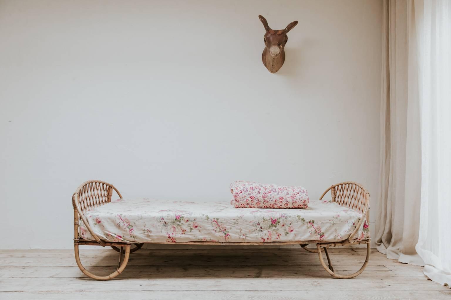 Ideal in a child's or guest room, 1970s charm.